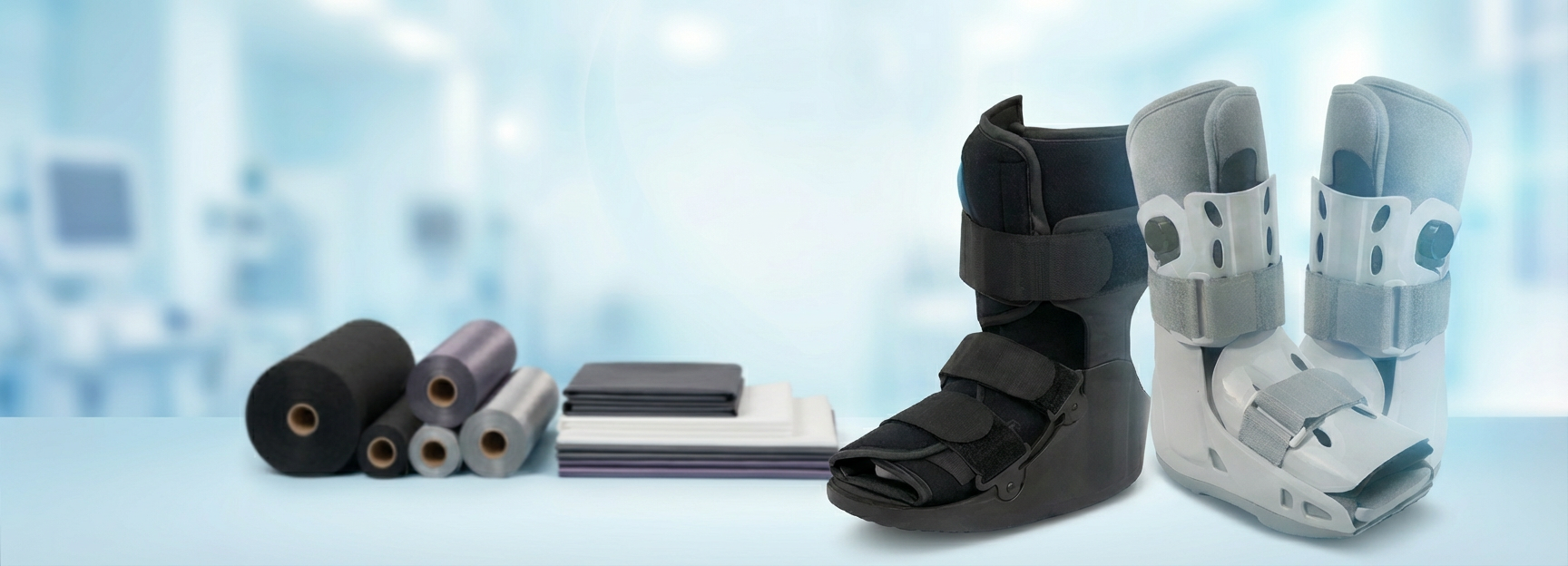 Medical rehabilitation boots