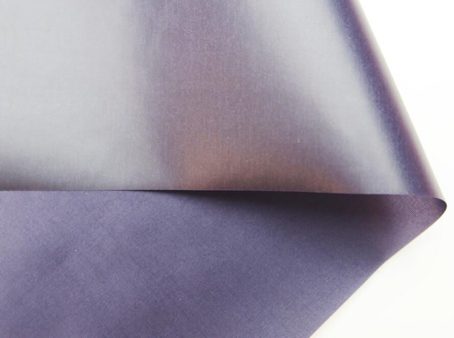 Grey TPU Coated Nylon Loop Fabric