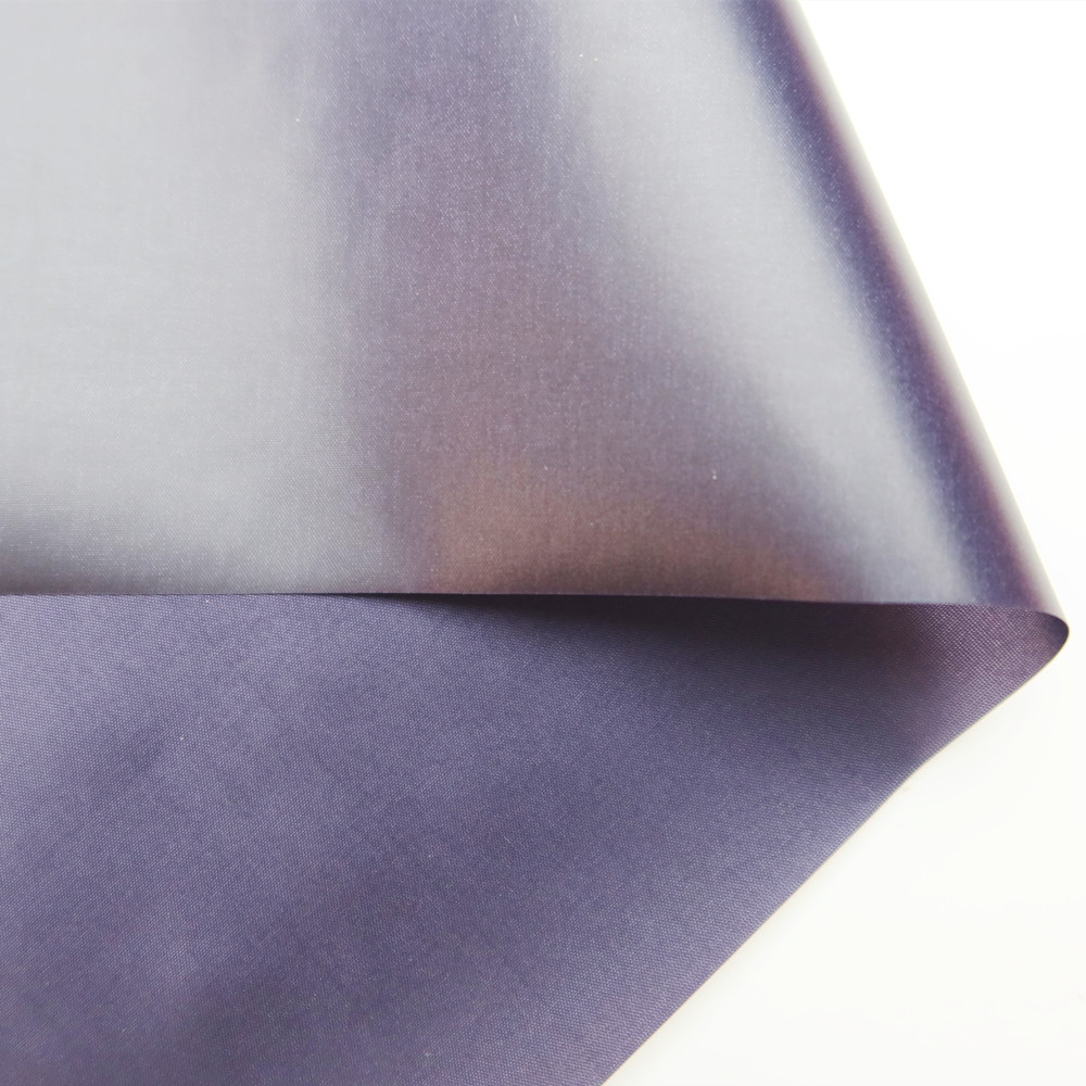 Grey TPU Coated Nylon Loop Fabric