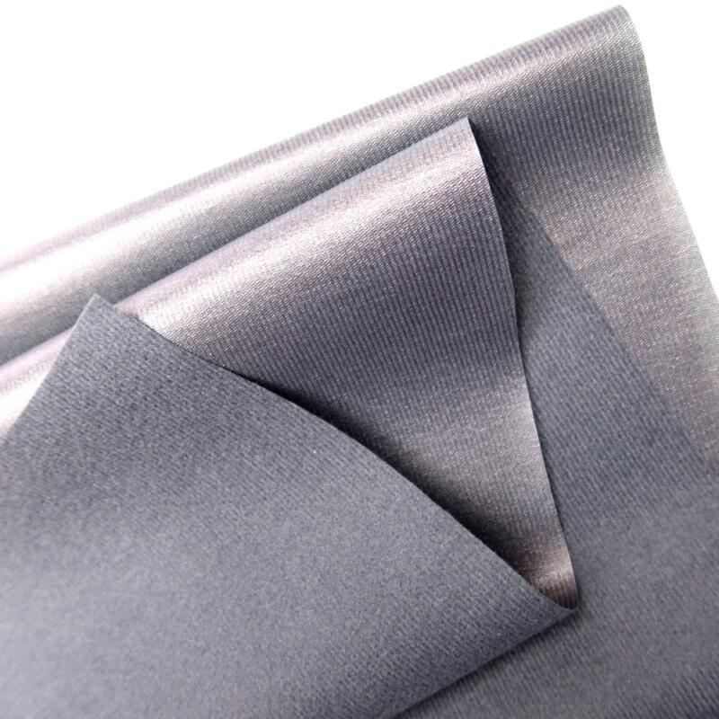 Grey TPU Coated Nylon Loop Fabric