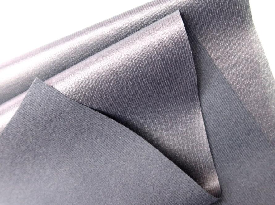 Grey TPU Coated Nylon Loop Fabric